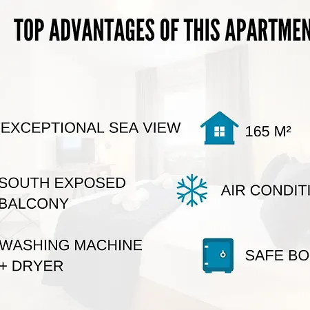 Nestor&jeeves - Bleu Panorama - Vue Exceptionnelle Appartement Nice