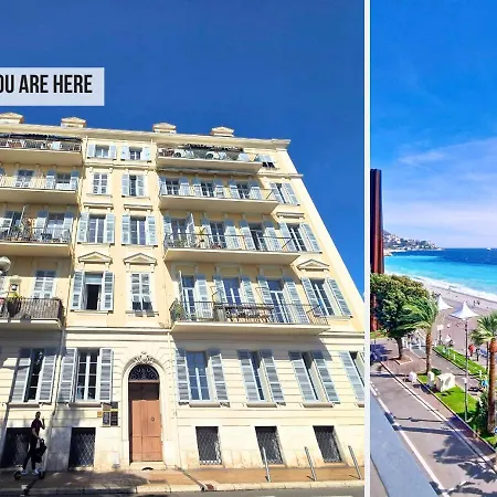 Nestor&jeeves - Bleu Panorama - Vue Exceptionnelle شقة نيس